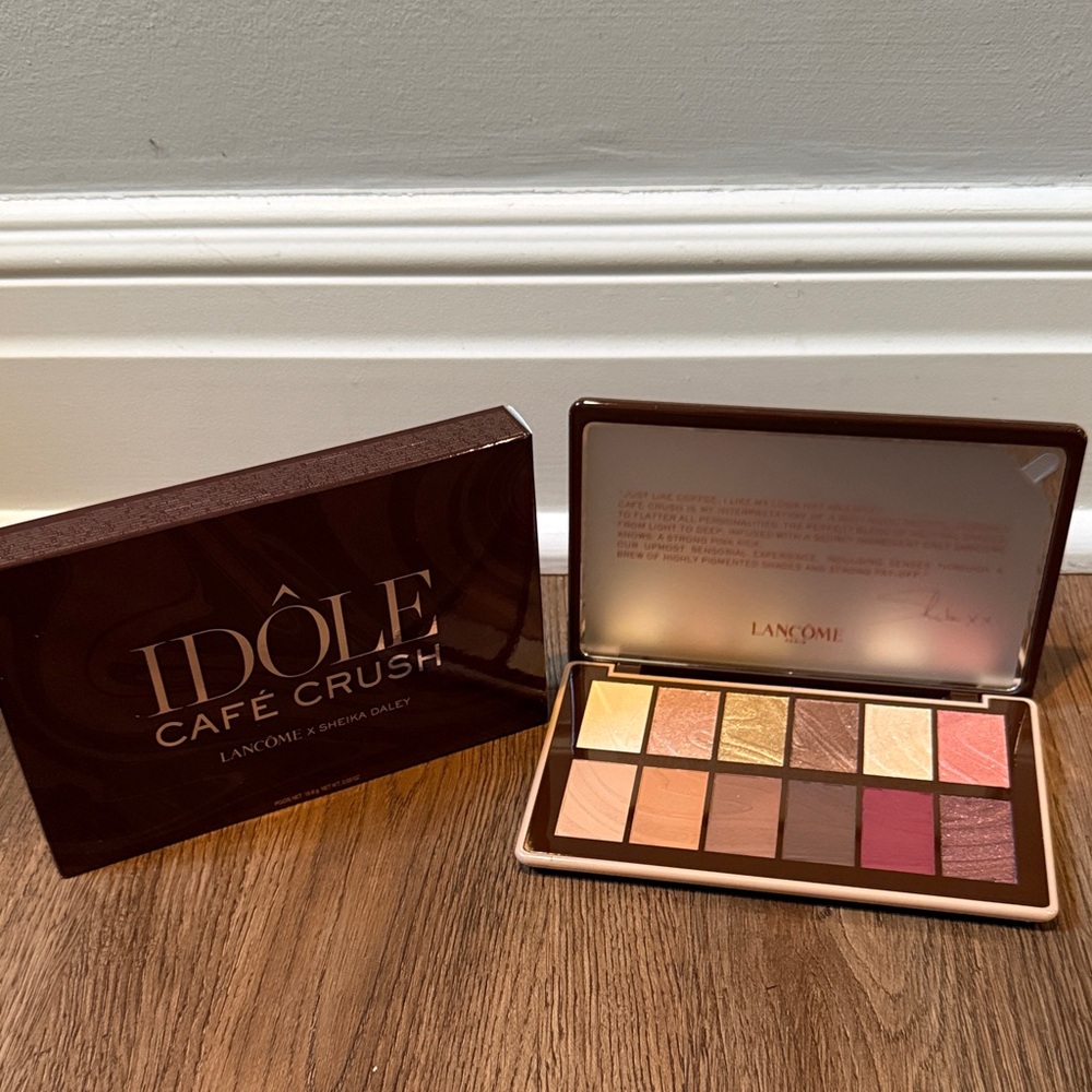 Lancôme Idôle Café Crush Eyeshadow Palette - Gold, Brown, Pink, Peach